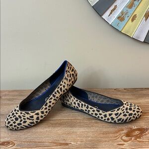 Rothys Leopard print flats 8.5